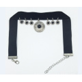 Luxus Schwarze Samt Anhänger Choker Halskette (XJW13684)